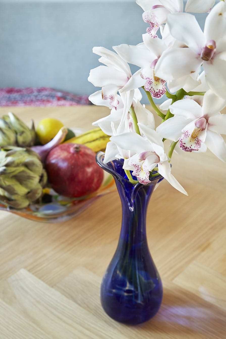 07 copy Blå glassvase